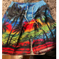 Herr Kokosnötsträd Boardshorts Badshorts Sommarshorts Medium Midja Hawaiisk Boho Ledigt Dagligen Helgdag Snörning med meshfoder Elastisk midja Designer Kläder