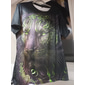 Herr Grafisk Djur Tiger T-shirt Kortärmad T-shirt 3D-tryck Rund hals Skjorta Vintage Mode Designer Utomhus Dagligen Sport Ljusgul Mörkgul Gul Vår & sommar Kläder S M L XL 2XL 3XL 4XL