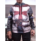 Homme Chevaliers Templiers Impressions Graphiques Croix Sweat à capuche Sweats à capuche Sweatshirt Streetwear Designer Occasionnel Grand et Long manche longue À capuche Quotidien Sports Marron