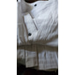 Per uomo 2 pezzi Completo di camicia Set estivo Set abbinati Maglietta informale Nero Bianco Grigio Azzurro Manica corta Liscio Colletto Mao Da mare Giornaliero Tasca frontale Abbigliamento Cotone