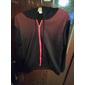 Per uomo Felpa con cappuccio Felpa con cappuccio a zip intera Nero Bianco Rosso Blu Grigio scuro Con cappuccio Color Block Sportivo Giornaliero Per eventi Poliestere Streetwear Fantastico Informale