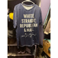 T-Shirt da Uomo Maglietta Grafica a Maniche Corte con 'Bianco Etero Repubblicano e Maschio. In Che Altro Posso Farti Arrabbiare Oggi?' Slogan Provocatorio sullo Stile di Vita