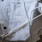 Per uomo 2 pezzi Completo di camicia Set estivo Set abbinati Maglietta informale Nero Bianco Grigio Azzurro Manica corta Liscio Colletto Mao Da mare Giornaliero Tasca frontale Abbigliamento Cotone