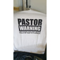 Men's Funny Pastor Warning Graphic T-Shirt - Anything You Say Used in Sermon Short Sleeve Tee