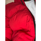 Herren Wintermantel Winterjacke puffer jacket Strickjacke Tasche Tasche mit Reißverschluss Ausgehen Casual Wandern Windundurchlässig Warm Winter Einfarbig Schwarz Rote Hellgrau Armeegrün Pufferjacke