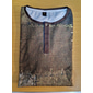 Bărbați Grafic Bloc Culoare Peteci Cămașă Henley Tricou Waffle Manșon Lung Tipărire 3D Modă Designer Casual Sport exterior Concediu Festival Primăvara & toamnă Albastru piscină Galben Maro Gri Henley