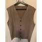 Voor heren Trui vest Jurk Trui Wollen trui Geribd breien Gebreid Gestreept V-hals Modern eigentijds Koreaans Alledaagse kleding Uitgaan Kleding Mouwloos Lente & Herfst Zwart Rood M L XL