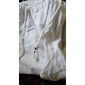 Per uomo 2 pezzi Completo di camicia Set estivo Set abbinati Maglietta informale Nero Bianco Grigio Azzurro Manica corta Liscio Colletto Mao Da mare Giornaliero Tasca frontale Abbigliamento Cotone