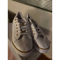 Women's Black Lace-Up Sneakers with Gold Chain Detail – Casual Fashion Shoes for Everyday Wear