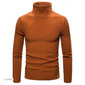 Herren Rollkragenpulli Pullover Kurzer Pullover Gerippt Stricken Normale Oberteile gestrickt Glatt Rollkragen Moderne zeitgenössische Arbeit Freizeitskleidung Bekleidung Winter Wein Schwarz S M L