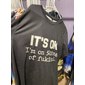 Tricou grafic amuzant pentru bărbați 'E OK sunt pe 500mg de Fukitol' Umor sarcastic cu mânecă scurtă
