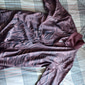 Maglietta uomo totem camicia a bottoni maniche lunghe vintage gotico all'aperto strada autunno e inverno risvolto bottoni stampa nero viola verde khaki