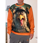 Homme Graphique Animal Dessin animé Sweat-shirts Sweat-shirt de golf manche longue Sweat-shirt Col ras du cou Mode Quotidien Occasionnel Impression 3D Vacances Fête Sortir Imprimé Printemps & Automne