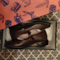 Chaussures Mary Jane marron pour femmes – Ballerines vintage en cuir à talon bas et bride réglable, chaussures classiques pour le bureau et les loisirs