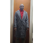 Herren Wintermantel Mantel langer Trenchcoat Outdoor Alltagskleidung Herbst & Winter Oberbekleidung Kleidung Mode Streetwear schlichtes Revers zweireihig