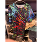 Homme Graphique Chemise T-shirt Manche Courte T-shirt Col rond Chemise Streetwear Exagéré Quotidien Sortir Arc-en-ciel Vêtement Tenue Grande taille S M L XL XXL XXXL 4XL