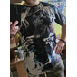 Homens Gráfico A Morte Góticas Camiseta Manga Curta Camiseta Impressão 3D Gola Redonda Camisa Diário Designer Retro Vintage Esportes Feriado Para Noite Azul Roxo Marron Primavera Verão Roupa S M L XL
