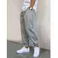 Per uomo Pantaloni da tuta Pantaloni in Pile Joggers Pantaloni Pantaloni della tuta a gamba dritta Elastico in vita Baggy Gamba Dritta Tinta unica Semplice Confortevole Traspirante Lunghezza intera