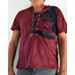 Męskie Koszula Henley Koszulki Graficzny Gitara Henley Odzież Druk 3D Codzienny Sport Krótki rękaw Wiązanie Nadruk Moda Elegancki Zabytkowe Codzienny