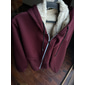 Hombre Sudadera Sudadera con capucha y cremallera completa Chaqueta de lana Negro Blanco Vino Verde Ejército Azul Marino Con Capucha Plano Deporte Diario Festivos Vintage Ropa de calle Casual Otoño