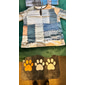 Per uomo Plaid Motivo patchwork finto Maglia Henley Maglietta a nido d'ape Manica Lunga Stampa 3D Designer Retrò Vintage Casual Sport all'Aperto Ferie Festival Primavera & Autunno Blu Viola Cachi