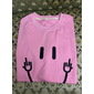 Herr symbol T-shirt Vardaglig stil 100 % bomull Kortärmad Grafisk Skjorta Heather Grey Svart Vit Bekväm t-shirt Utomhus Gata Modedesignerkläder