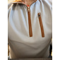 Herren T Shirt Waffelstrick T-Shirt T-Shirt Langarmshirt Langarm Viertelreißverschluss Frühling & Herbst Farbblock Mode Designer Basic Patchwork Reißverschluss Urlaub Straße Ausgehen Schwarz