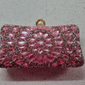 Naisten Kytkin Evening Bag Rannelaukku Kytkinlaukut Polyesteri Juhla Päivittäin Polttarit Tekojalokivi Helmikoristelu Ketjuilla Suuri tilavuus Kevyt Kestävä Yhtenäinen väri Väripalikka Hopea Vaalean