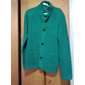 Herren Kleid Pullover Strickjacke Gerippt Stricken Strick Stehkragen Warm-Ups Moderne zeitgenössische Freizeitskleidung Ausgehen Bekleidung Herbst Winter Weinrot Karamell XS S M