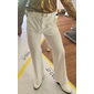 Per uomo pantaloni della tuta Pantaloni di velluto a coste Pantaloni a zampa Fondo a campana Pantaloni Tasche Liscio Comfort Attività commerciale Giornaliero Per eventi Di tendenza Moderno Bianco