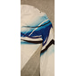 Homme Chemise Chemise habillée Dégradé Extérieur Occasionnel Bleu vert Rouge Bleu Orange manche longue Col en V Été Automne Vêtement Tenue Imprimé