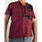 Męskie Koszula Henley Koszulki Graficzny Gitara Henley Odzież Druk 3D Codzienny Sport Krótki rękaw Wiązanie Nadruk Moda Elegancki Zabytkowe Codzienny
