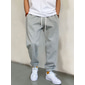 Per uomo Pantaloni da tuta Pantaloni in Pile Joggers Pantaloni Pantaloni della tuta a gamba dritta Elastico in vita Baggy Gamba Dritta Tinta unica Semplice Confortevole Traspirante Lunghezza intera