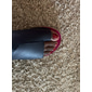 Dame Sandaler Flate sandaler Ortopediske sandaler Bunion-sandaler Store størrelser Daglig utendørs Ensfarget Spenne Flat hæl Åpen Tå Årgang Fritid PU Lær PU Spenne Blå Oransje Brun