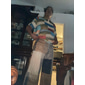 Homme Pantalon pantalon été Pantalon de plage Cordon Taille elastique Impression 3D marinière Imprimés Photos Géométrie Confort Casual du quotidien Vacances Vêtement de rue Hawaïen Jaune Bleu