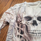 Døskalle Herre Grafisk Døskalle Skelett T-skjorte Langermet T-skjorte 3D Trykk Crew Neck T-skjorte Motedesigner Sport Utendørs Helligdag Gå Ut Vår Høst Klær