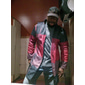 Hombre Raya Geometría Abrigo de invierno Sobretodo Abrigo Mantiene abrigado Cómodo Transpirable Moda Ropa de calle Negocios Trabajo Usar para trabajar Noche Bolsillo Estampado Otoño invierno Cuello