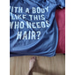 Cămașă pentru bărbați cu mânecă scurtă Amuzant 'Cu un corp ca acesta cine are nevoie de păr?' Tricou grafic top de stil de viață umoristic