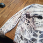 Døskalle Herre Grafisk Døskalle Skelett T-skjorte Langermet T-skjorte 3D Trykk Crew Neck T-skjorte Motedesigner Sport Utendørs Helligdag Gå Ut Vår Høst Klær