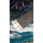 Herren Hemd Kleidhemd Knopfhemd Schwarz Weiß Rosa Marineblau Langarm Farbblock Revers Täglich Urlaub Fronttasche Bekleidung Mode Lässig Bequem
