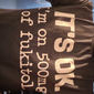Heren Grappige Graphic T-Shirt 'Het is Oké Ik Neem 500mg Fukitol' Sarcastische Humor Korte Mouwen