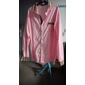 Herren Hemd Kleidhemd Knopfhemd Schwarz Weiß Rosa Marineblau Langarm Farbblock Revers Täglich Urlaub Fronttasche Bekleidung Mode Lässig Bequem