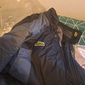 Hombre Chaqueta con capucha Chaqueta para senderismo Chaqueta de Esquí Chaqueta para lluvia Exterior Vacaciones Templado Cremallera Bolsillo Invierno Bloque de color Moda Ropa de calle Con Capucha
