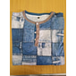 Per uomo Grafico Plaid Maglia Henley Maglietta a nido d'ape Manica Lunga Stampa 3D Designer Casual Vintage Retrò Sport all'Aperto Ferie Festival Primavera & Autunno Blu Blu chiaro Blu marino Blu