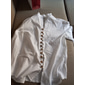 Per uomo Camicia Camicia di lino Camicia Estiva Camicia casual Camicia con Bottoni Semplice Vacanza Crociera Nero Bianco Rosa Blu Manica Lunga Colletto alla coreana Estate Primavera & Autunno