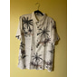 Homme Cocotier Plantes tropicales Chemise Chemise hawaïenne Chemise Aloha Manche Courte Chemise Col rabattu Mode Hawaïen Design Extérieur Plein Air Casual Jaune clair Blanche Jaune Print S M L