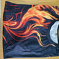 Voor heren Grafisch Hellevuurvlammen Vlam T-shirt Korte mouw T-shirt 3D-afdrukken Strakke ronde hals Overhemd Dagelijks Ontwerper Casual Buitensporten Feestdagen Uitgaan Rood Paars Oranje Lente zomer