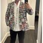 Per uomo Camicia Camicia di lino Camicia Estiva Camicia casual Camicia con Bottoni Semplice Vacanza Crociera Nero Bianco Rosa Blu Manica Lunga Colletto alla coreana Estate Primavera & Autunno
