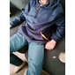 Per uomo Felpa con cappuccio Felpa con cappuccio e zip corta Tattico Nero Bianco Vino Blu marino Blu Reale Con Cappuccio Semplice Tasca Sport & Outdoor Quotidiano Ferie Poliestere Streetwear Cool