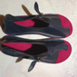 Dame Sandaler Flate sandaler Ortopediske sandaler Bunion-sandaler Store størrelser Daglig utendørs Ensfarget Spenne Flat hæl Åpen Tå Årgang Fritid PU Lær PU Spenne Blå Oransje Brun